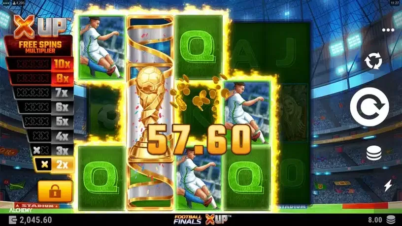 Football Finals X UP slot screenshot 6