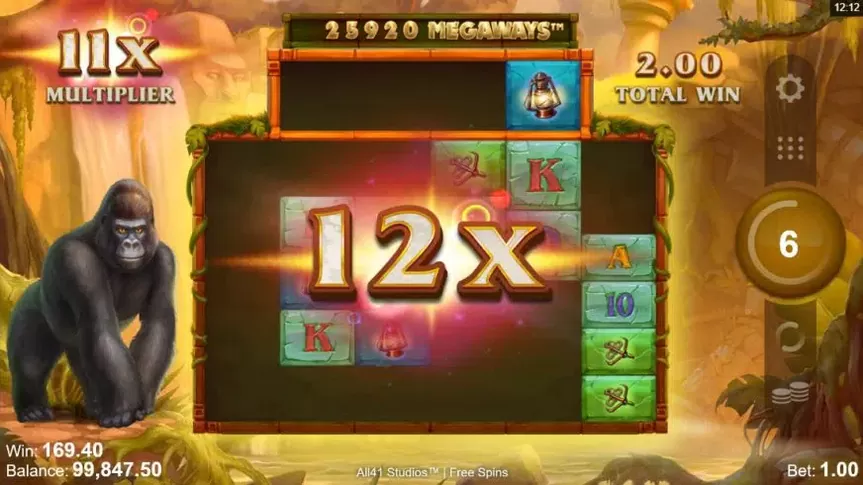 Forgotten Island Megaways slot screenshot 3