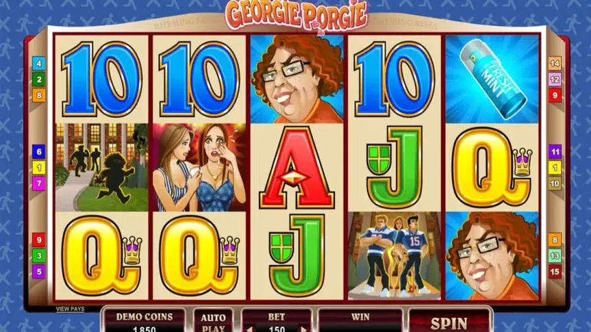 Georgie Porgie slot screenshot 3
