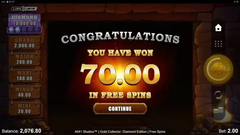 Gold Collector: Diamond Edition slot screenshot 8