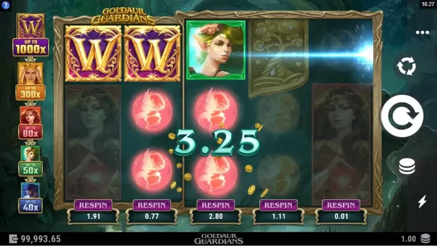Goldaur Guardians slot screenshot 2