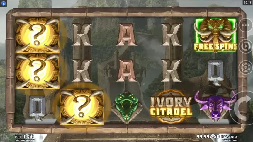 Ivory Citadel slot screenshot 2