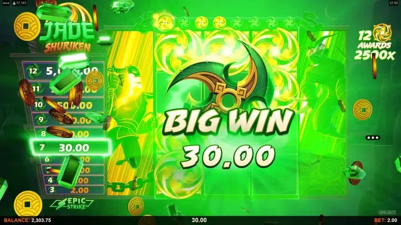Jade Shuriken slot screenshot 6