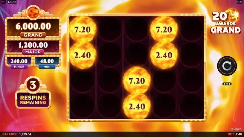 Links of Fire slot screenshot 4