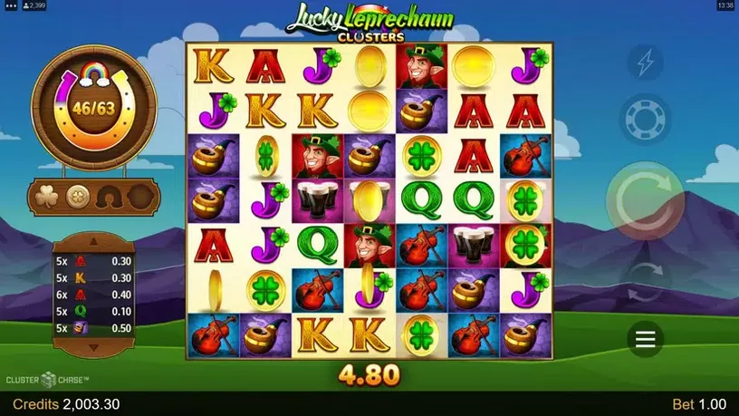Lucky Leprechaun Clusters slot screenshot 7