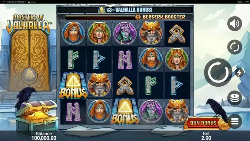 Masters Of Valhalla slot screenshot 1