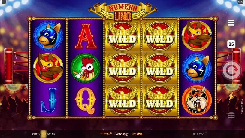 Numero Uno slot screenshot 4
