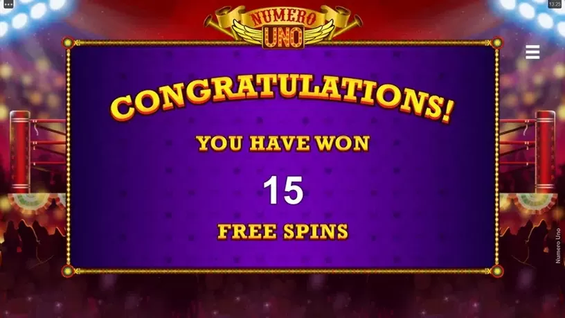 Numero Uno slot screenshot 6