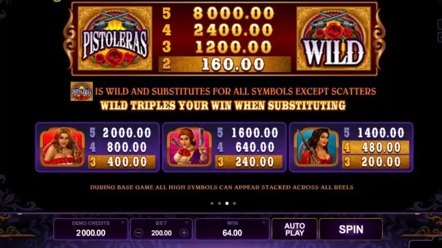 Pistoleras slot screenshot 2