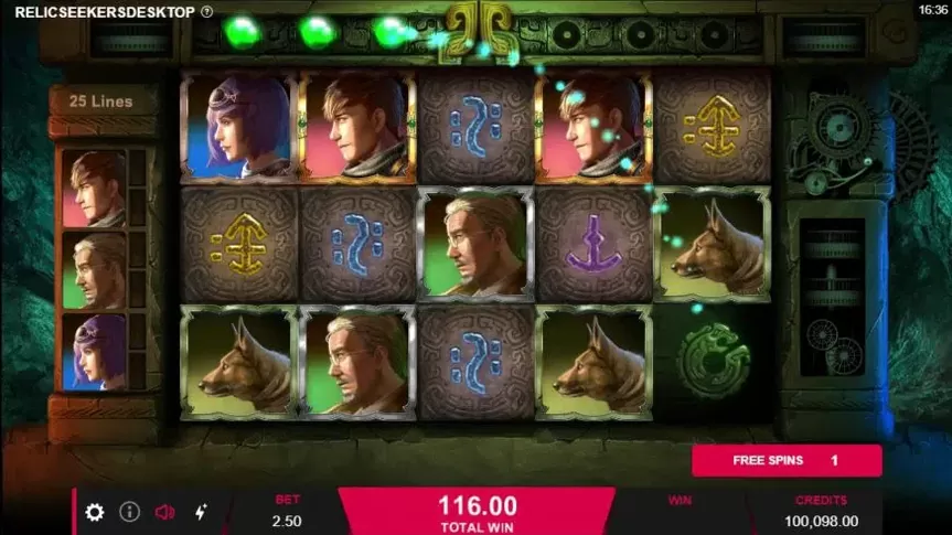 Relic Seekers slot screenshot 5