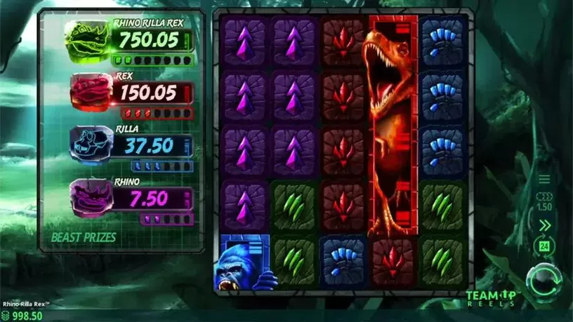 Rhino Rilla Rex slot screenshot 1