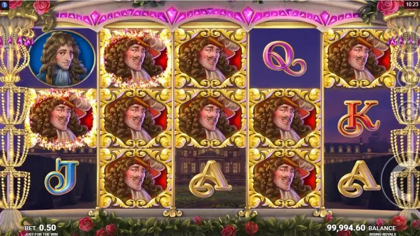 Rising Royals slot screenshot 3