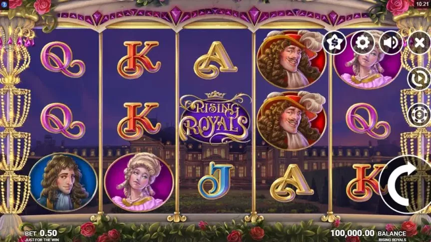 Rising Royals slot screenshot 1