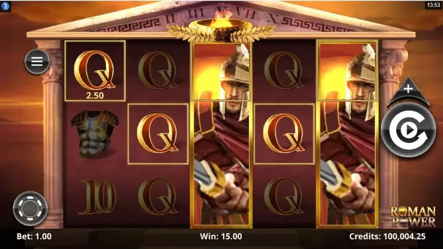 Roman Power slot screenshot 4