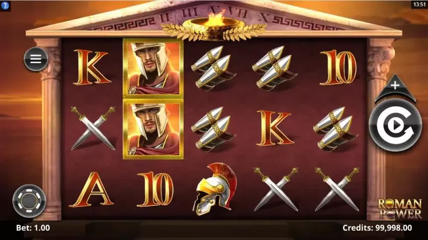 Roman Power slot screenshot 1