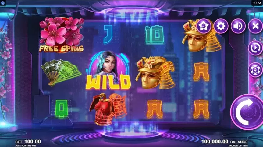 Shogun of Time slot screenshot 1