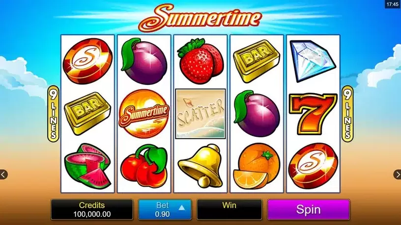Summertime slot screenshot 1