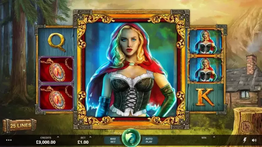 Wicked Tales: Dark Red slot screenshot 1