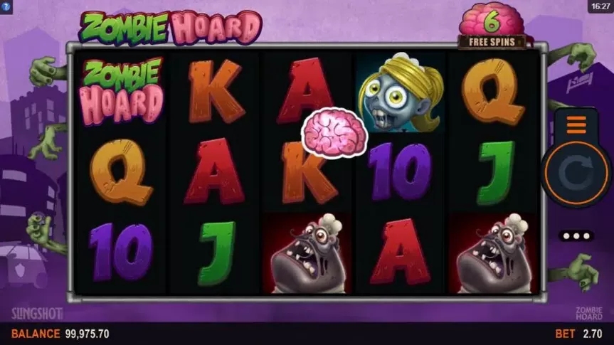 Zombie Hoard slot screenshot 3