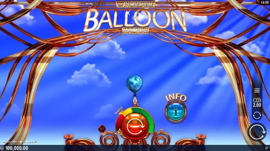 Incredible Balloon Machine slot screenshot 1