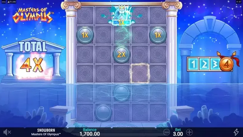 Masters of Olympus slot screenshot 4