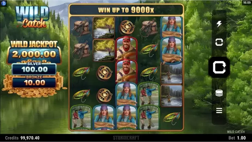 Wild Catch slot screenshot 1