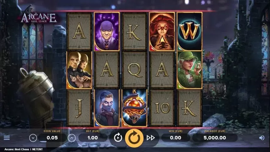 Arcane Reel Chaos slot screenshot 1