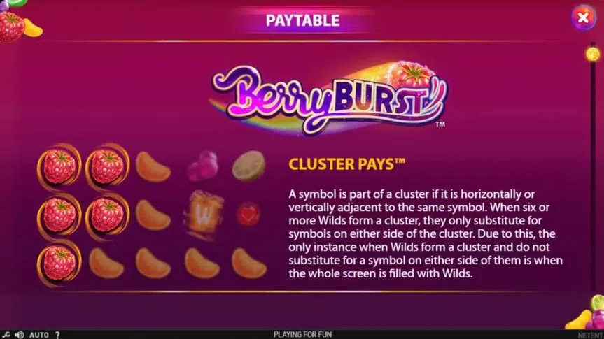 Berryburst slot screenshot 5