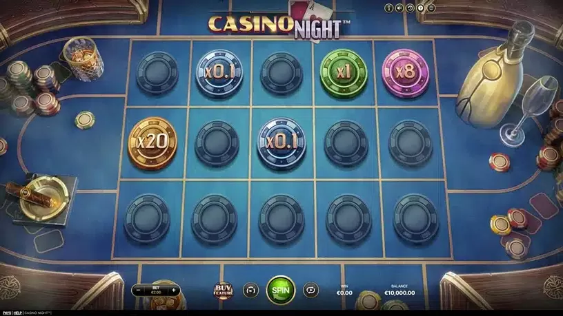 Casino Night slot screenshot 1