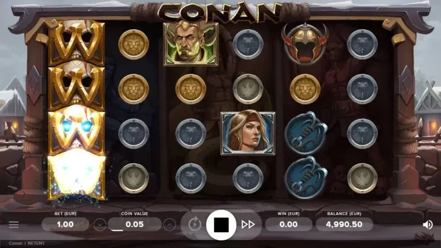 Conan slot screenshot 2