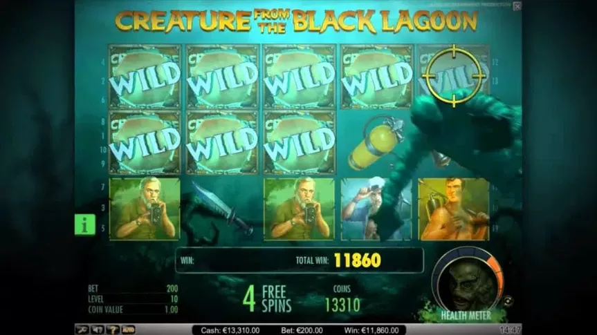 Creature from the Black Lagoon slot screenshot 1