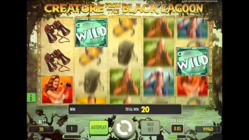 Creature from the Black Lagoon slot screenshot 3