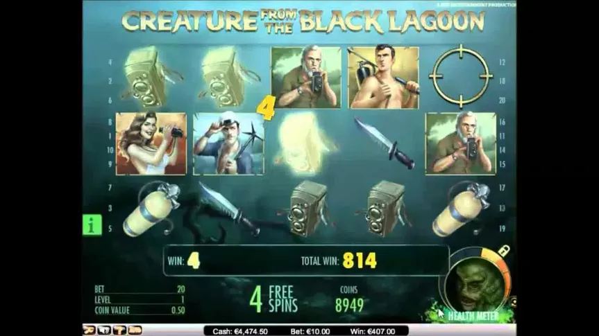 Creature from the Black Lagoon slot screenshot 5