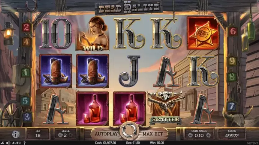 Dead or Alive 2 slot screenshot 1