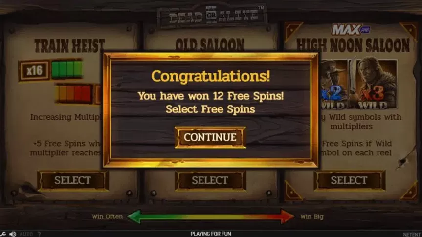 Dead or Alive 2 slot screenshot 4