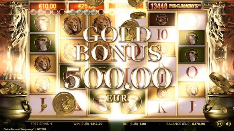Divine Fortune Megaways slot screenshot 4
