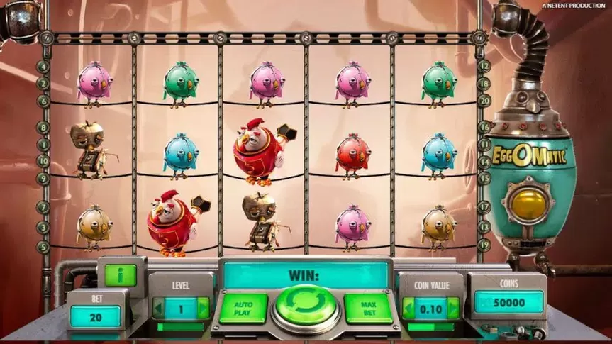Eggomatic slot screenshot 1