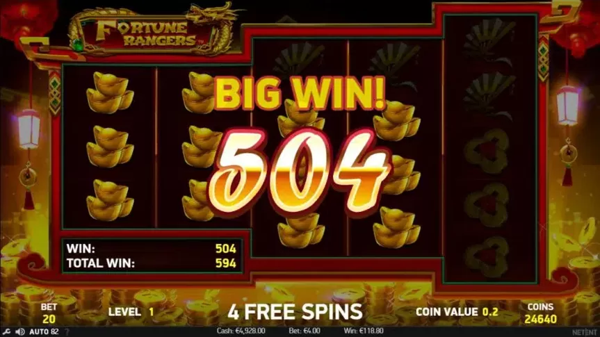 Fortune Rangers slot screenshot 4