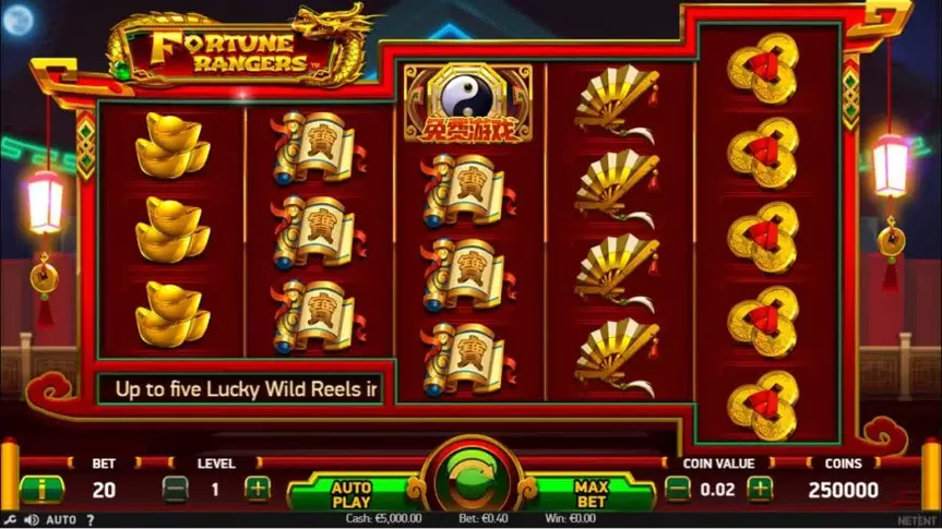 Fortune Rangers slot screenshot 1