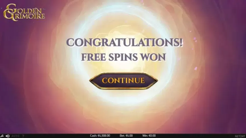 Golden Grimoire slot screenshot 6