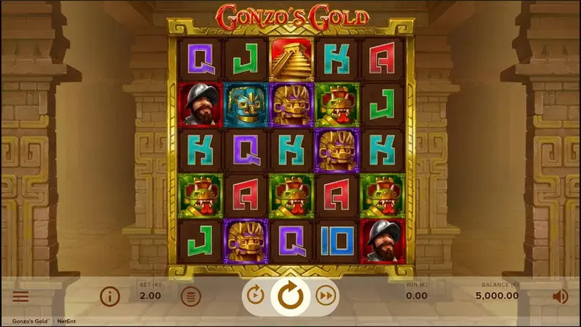 Gonzo’s Gold slot screenshot 1