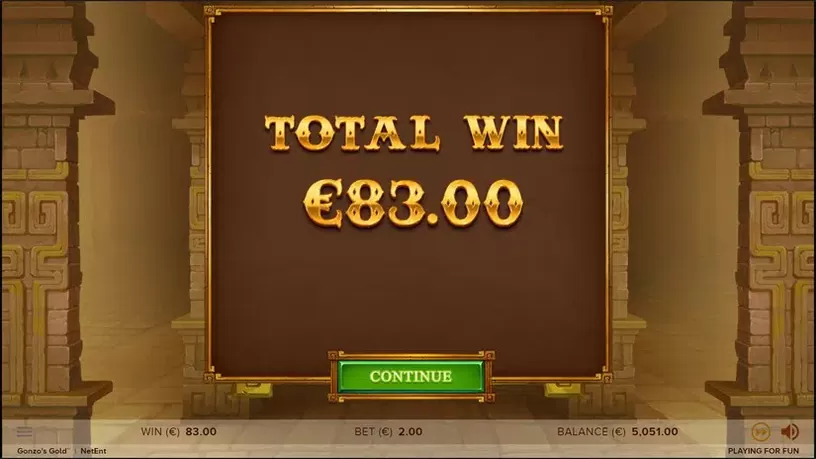 Gonzo’s Gold slot screenshot 7
