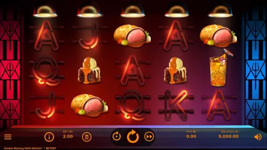 Gordon Ramsay Hell’s Kitchen slot screenshot 1