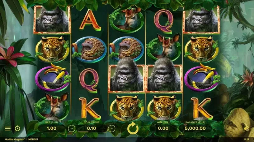 Gorilla Kingdom slot screenshot 1