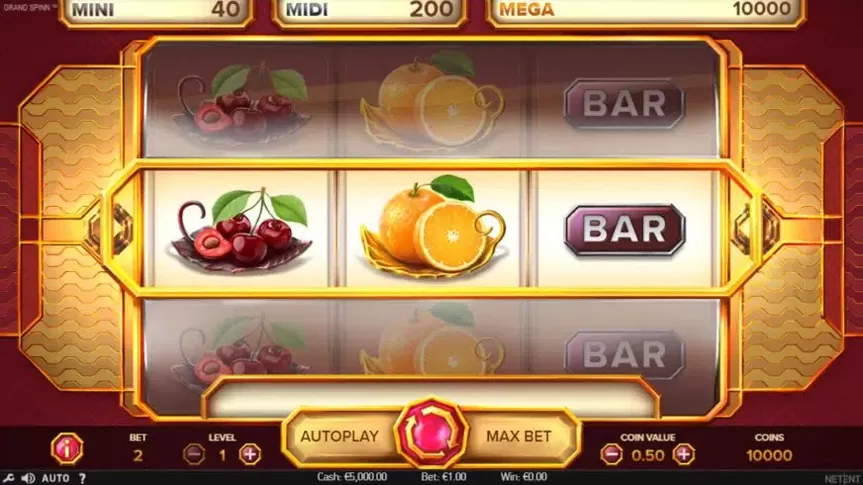 Grand Spinn Superpot slot screenshot 1