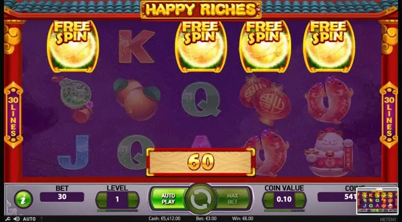 Happy Riches slot screenshot 3