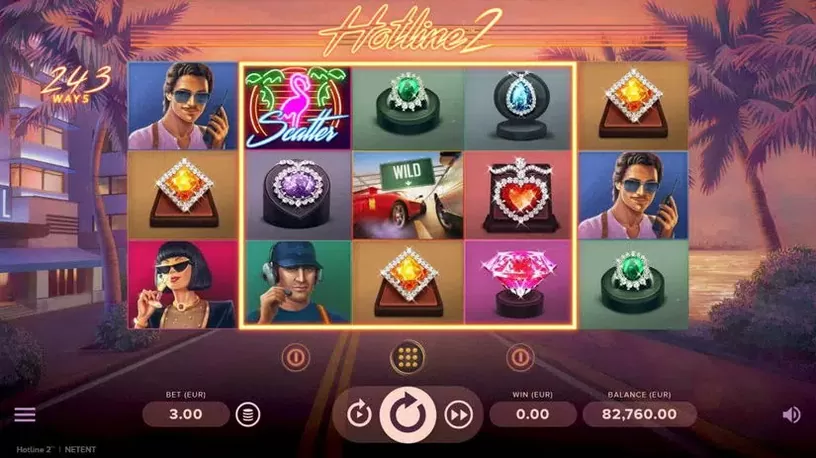 Hotline 2 slot screenshot 1