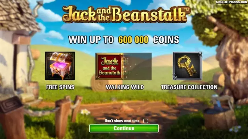 Jack and the Beanstalk slot screenshot 4