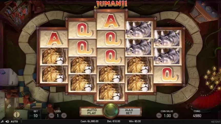 Jumanji™ slot screenshot 1