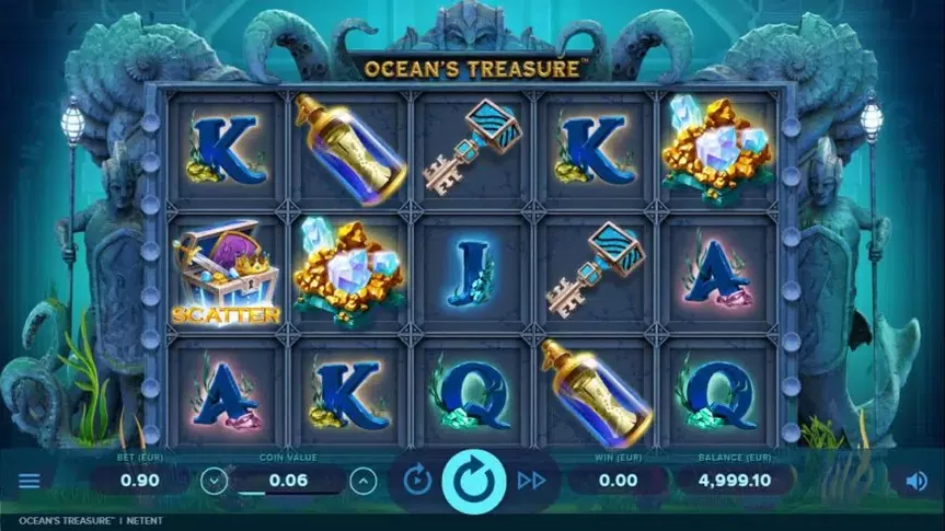 Ocean’s Treasure slot screenshot 1